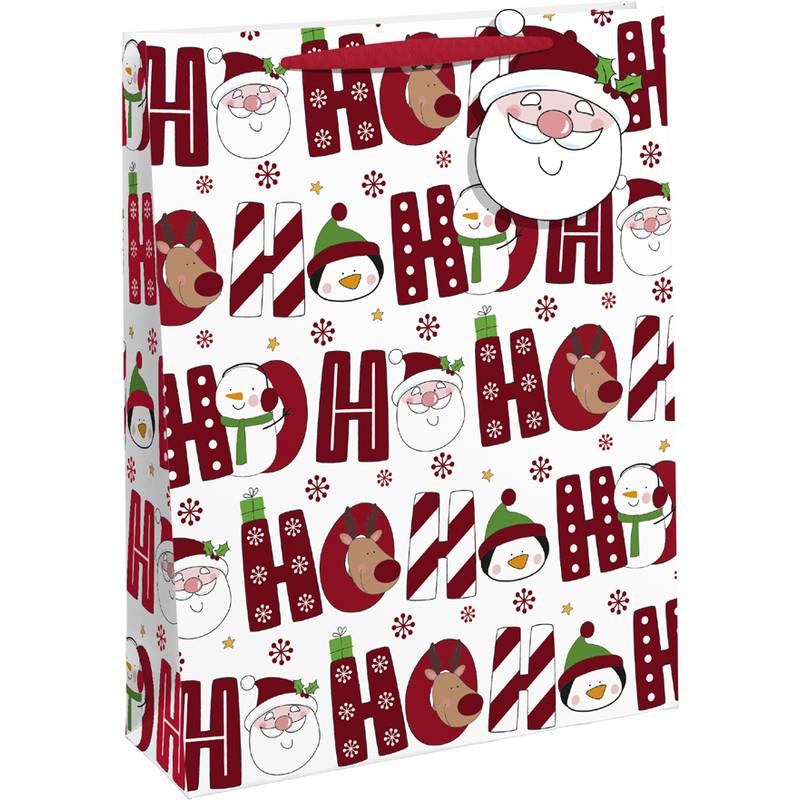 Clairefontaine Weihnachts-Geschenktüte "Hohoho II", mittel
