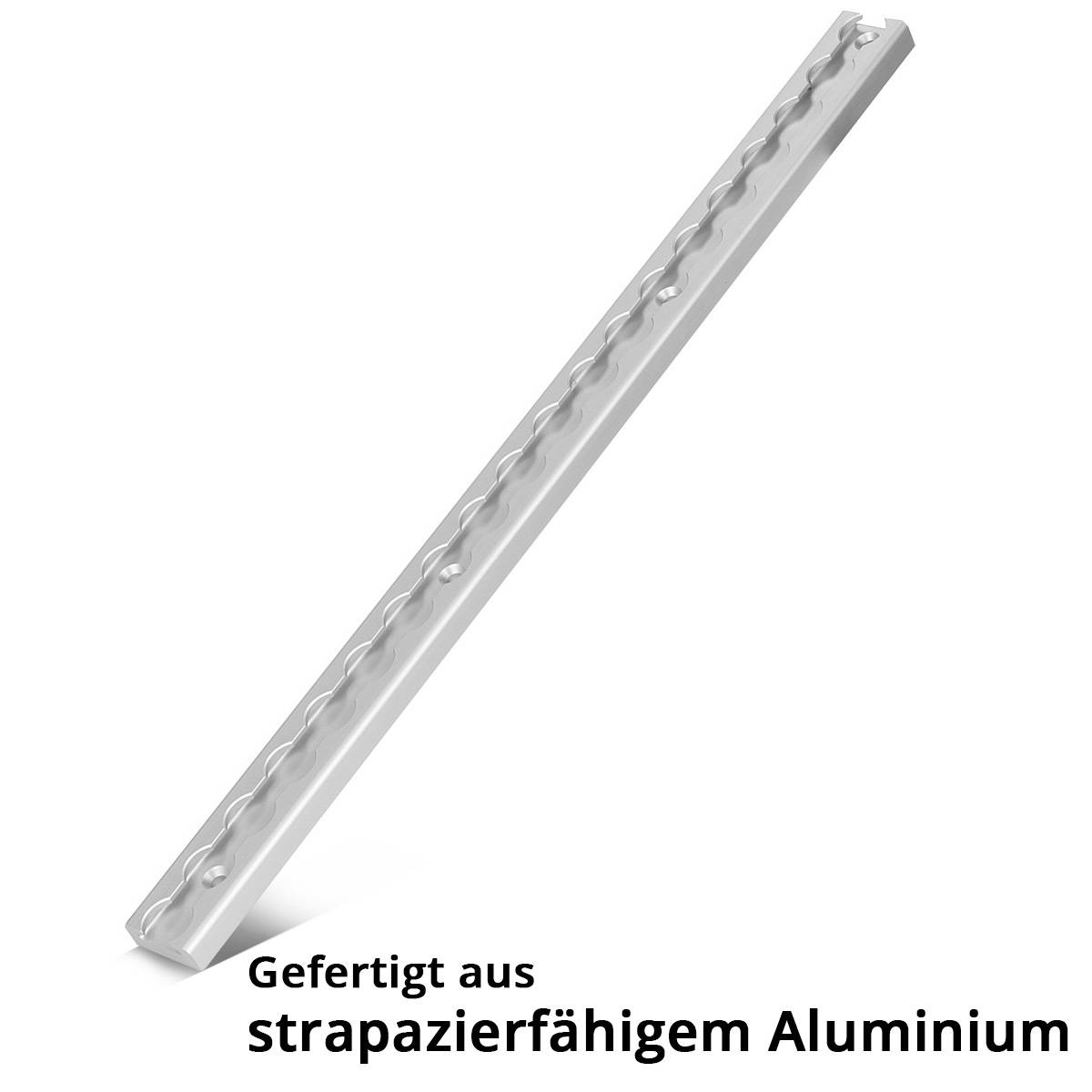 STAHLWERK Zurrschiene 50 cm Airlineschiene Befestigungsschiene aus Aluminium