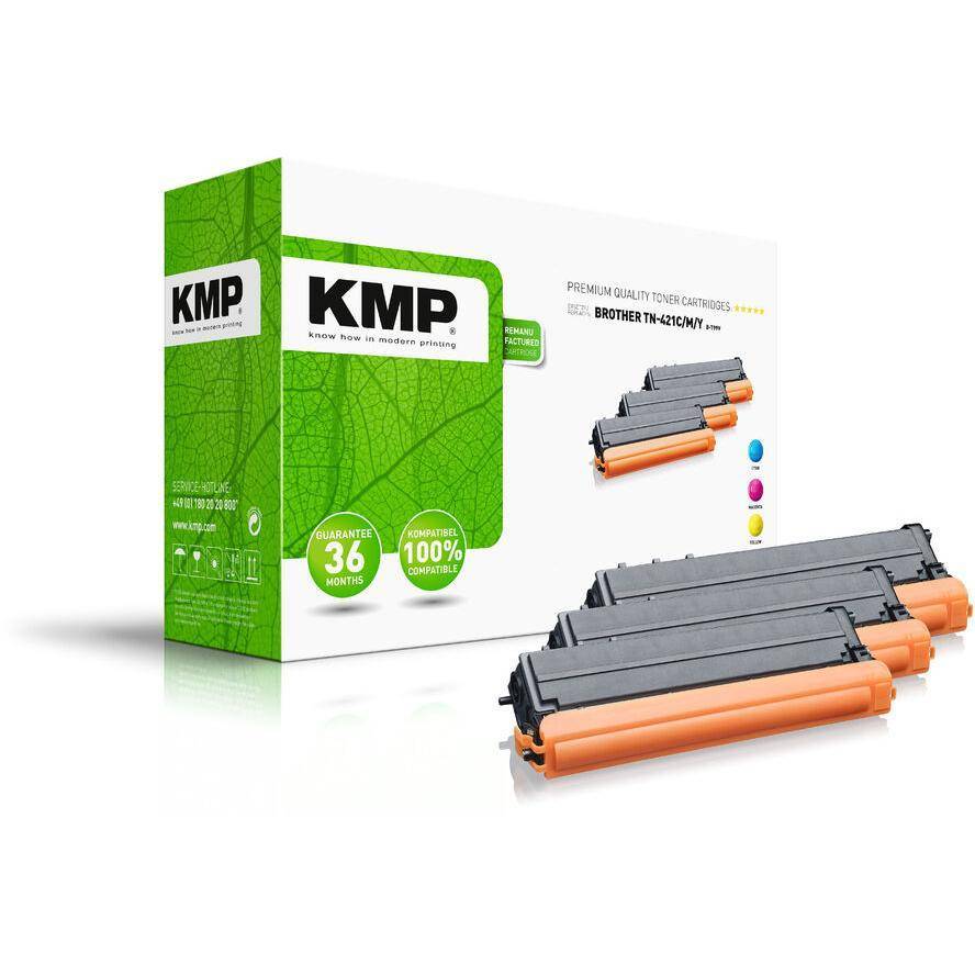 KMP Toner Brother TN421C/M/Y Multipack B-T99V remanufactured Multimedia-Technik