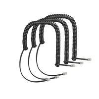 AUERSWALD Spiralkabel-3er-Set COMfortel-Handset Multimedia-Technik Telefonzubehör