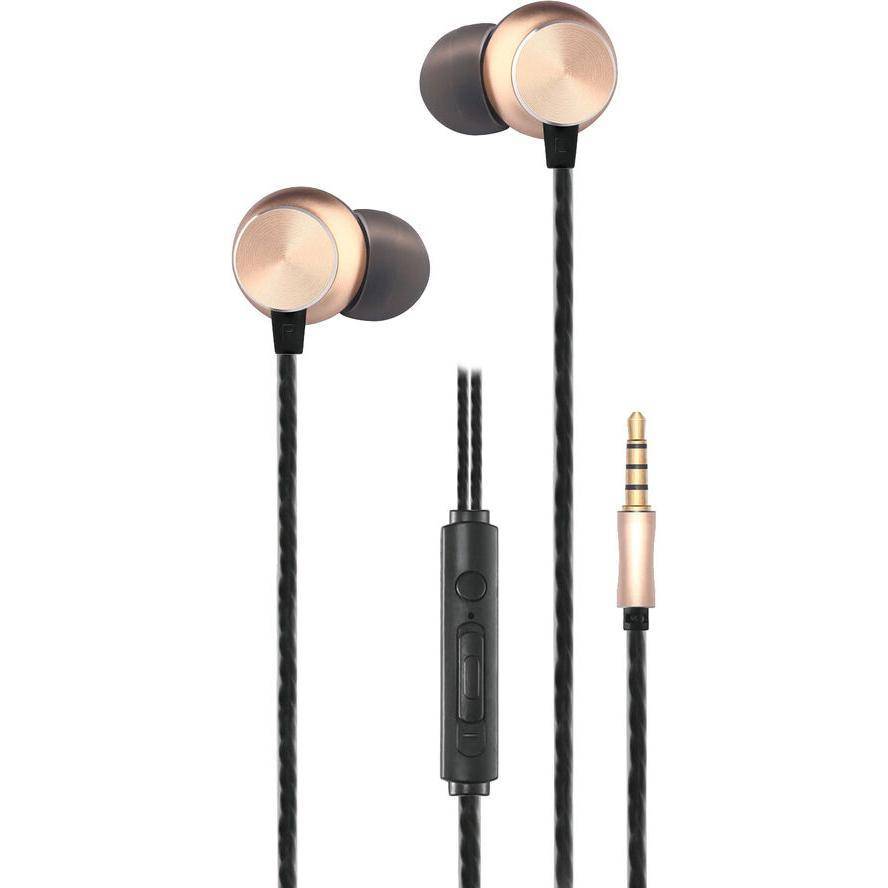 2GO In-Ear Stereo-Headset Deluxe - schwarz/gold Eingabe / Ausgabe Kopfhörer & Headsets