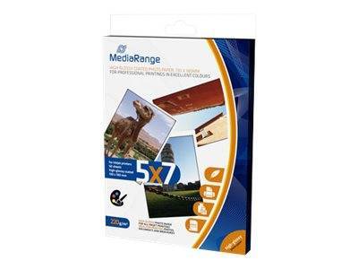 MediaRange Foto Papier hochglänzend 13x18cm 220g 50 Blatt Multimedia-Technik