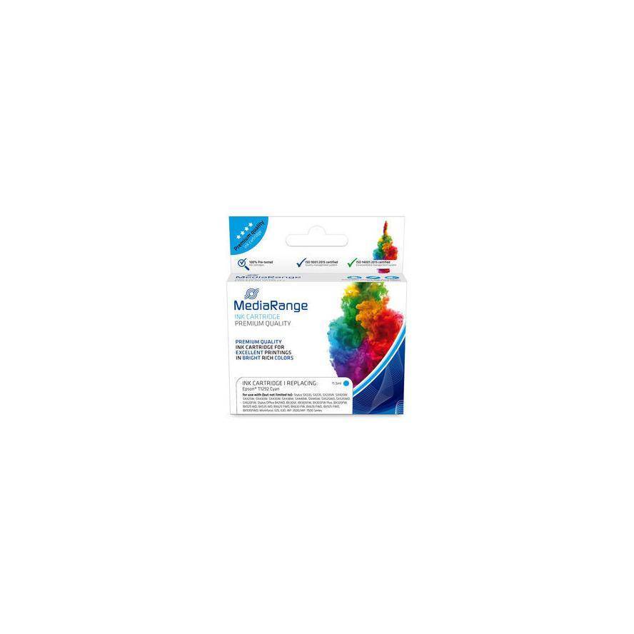 MediaRange Patrone Epson für T1292 1xC mit Chip Multimedia-Technik Patronen