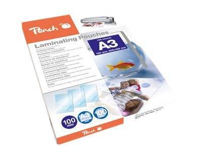 Peach Laminierfolien A3 100mic glänzend PP500-01 100PK Multimedia-Technik