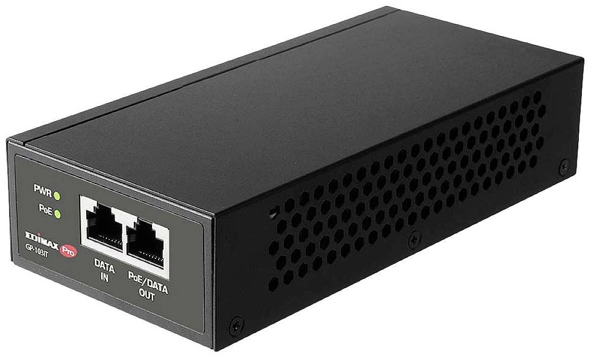 EDIMAX Injektor PRO PoE++ Gigabit GP-103IT (90Watt Ausgangs. Multimedia-Technik POE Jnjektor