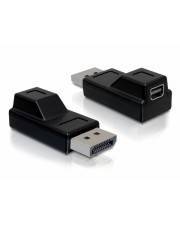 DELOCK Displayport Adapter DP -> mini DP St/Bu schwarz Multimedia-Technik Displayport-Adapter