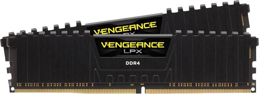 DDR4 16GB PC 2400 CL14 CORSAIR KIT (2x8GB) VENGEANCE Black retail Multimedia-Technik Speichermodule