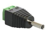 DELOCK Adapter Terminalblock 2Pin -> DC 1,3 x 3,5mm Stecker Multimedia-Technik