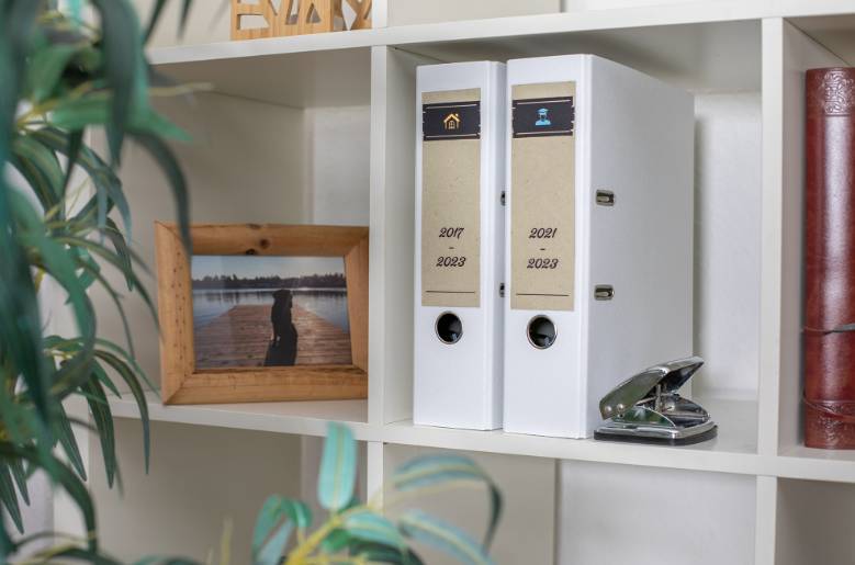 HERMA Ordneretiketten Silphie A4 20 Blatt 192x38 Multimedia-Technik Etiketten