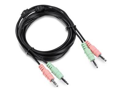 TRENDnet Kabelset DVI-I, USB und Audio KVM TK-232DV 1.8m Multimedia-Technik Kabel