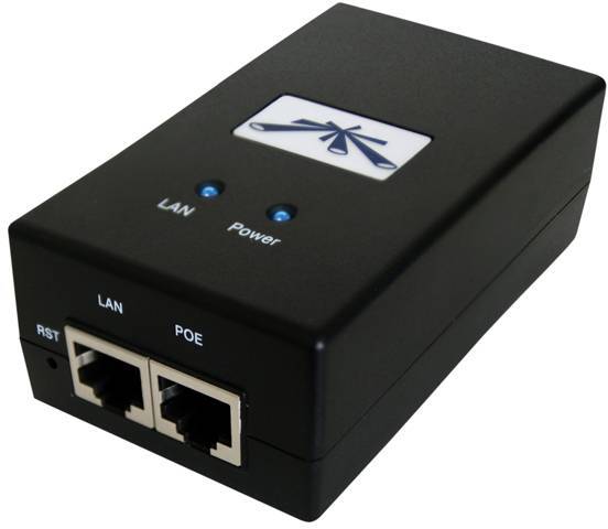 Ubiquiti POE Injector, 24VDC, 24W, AF-5X Multimedia-Technik POE Jnjektor