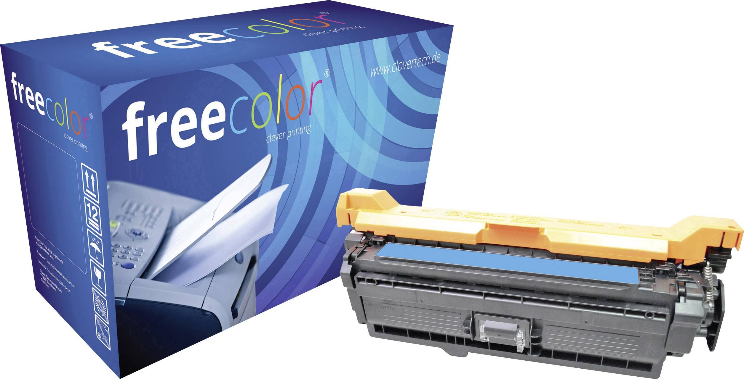 Freecolor Toner HP CLJ 500 M551 cyan CE401A kompatibel Multimedia-Technik HP