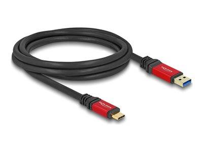 DELOCK USB 10 Gbps Kabel USB Type-A St. zu USB Typ-C St. 2 m Multimedia-Technik USB-Kabel