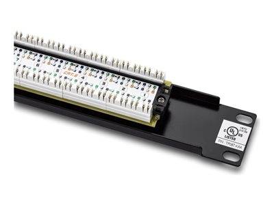 TRENDnet Patchpanel 8-Port Cat6 ungeschirmt (10 wide) Multimedia-Technik Netzwerkzubehör
