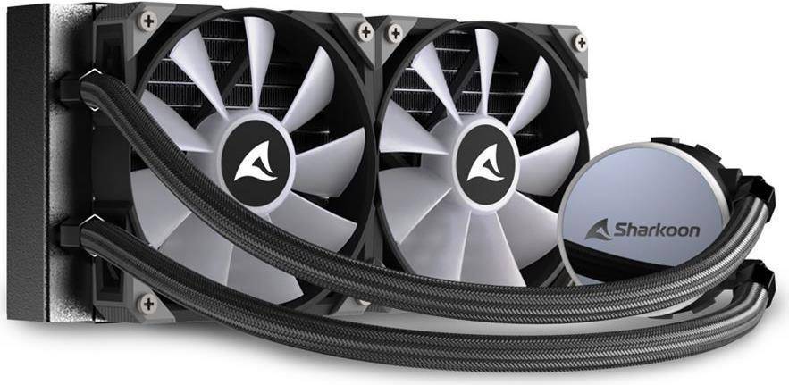 Sharkoon Wasserkühlung S70 RGB 2 Lüfter 240mm schwarz Multimedia-Technik Wasserkühler