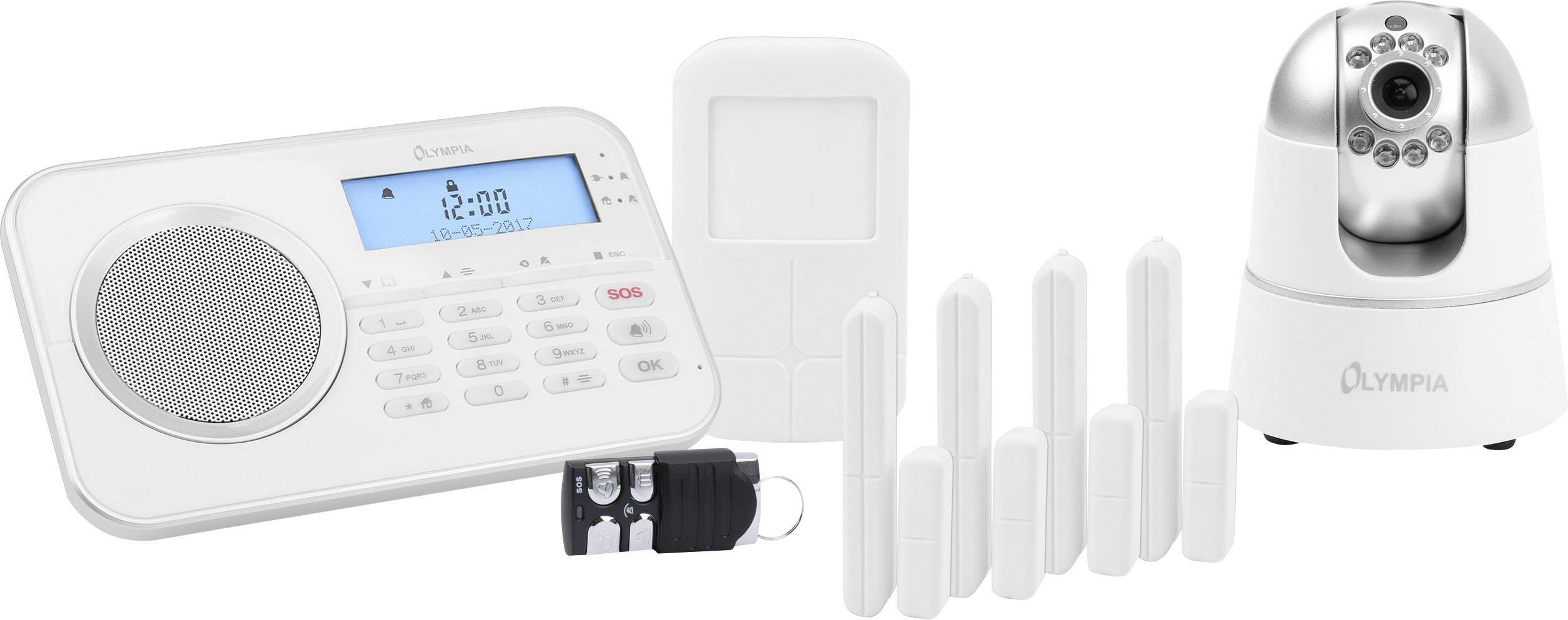 Olympia Alarmsystem Protect 9881 GSM 2.Generation weiss Multimedia-Technik Security