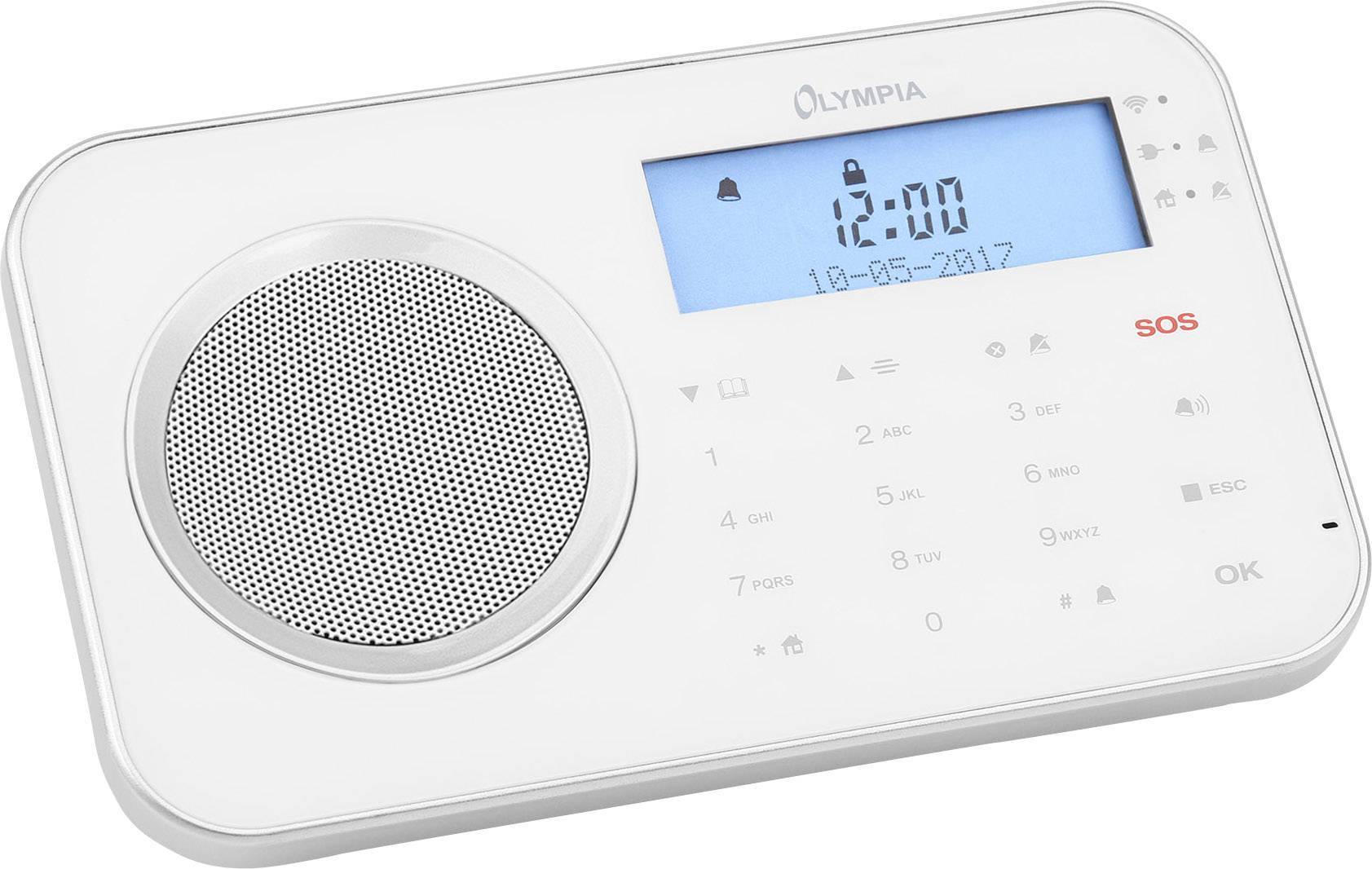 Olympia Alarmsystem ProHome 8700 WLAN/GSM weiss Multimedia-Technik Security