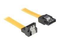 DELOCK SATA-Kabel SATA III -> down St/St 0.70m gelb Cli Multimedia-Technik Sata-Kabel