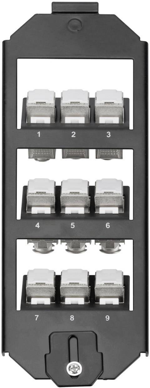 DIGITUS Bodentankhalter 3-fach f. 9x Keystone Module Multimedia-Technik