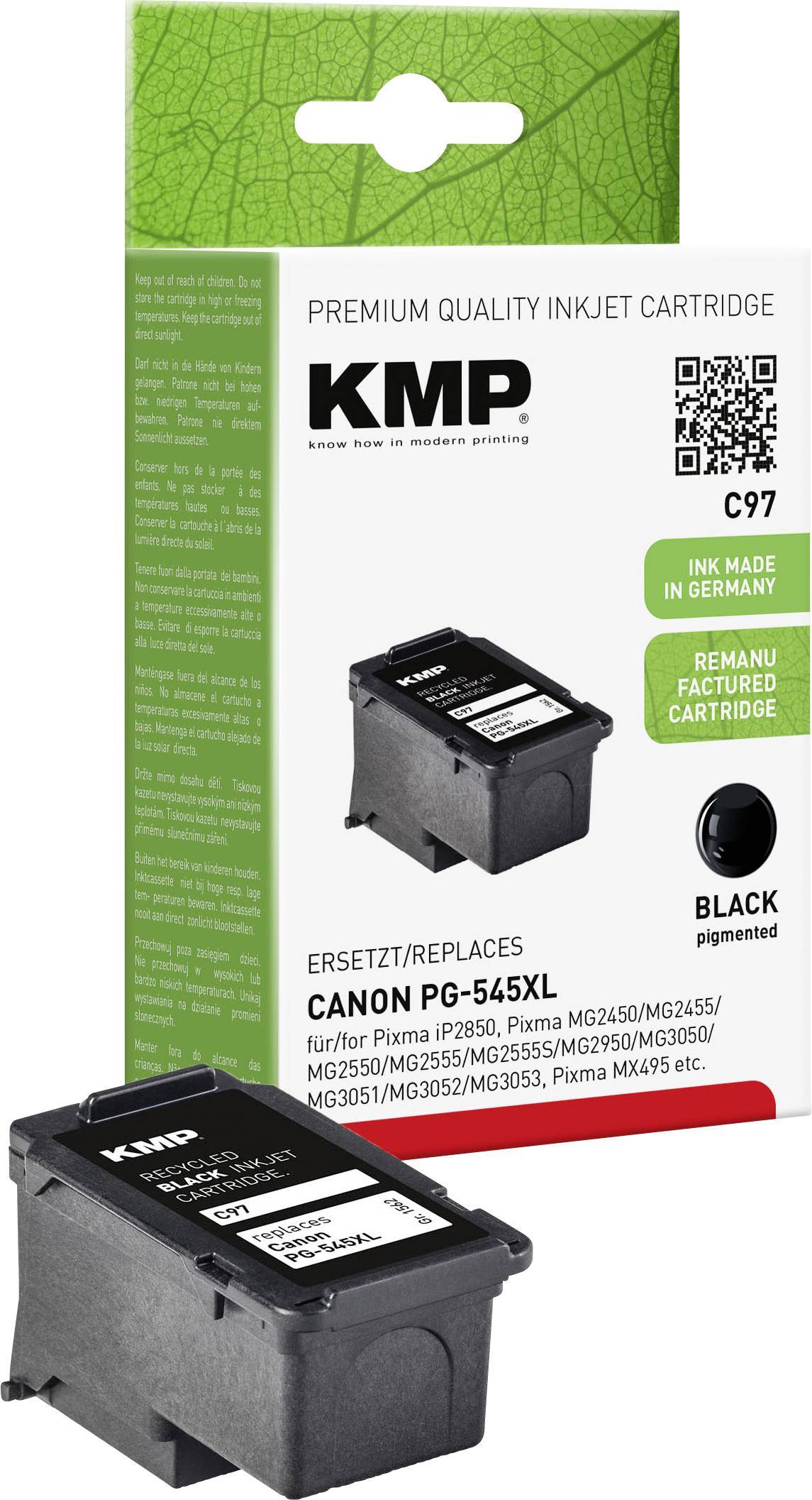 KMP Patrone Canon PG-545XL black 400 S. C97 remanufactured Multimedia-Technik Patronen
