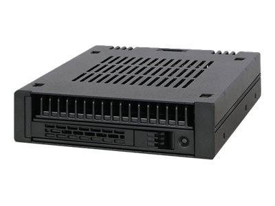 IcyDock 1x2.5 SATA/SAS in 1x3.5 bay mobile rack screwless Multimedia-Technik Festplattenwechselr.