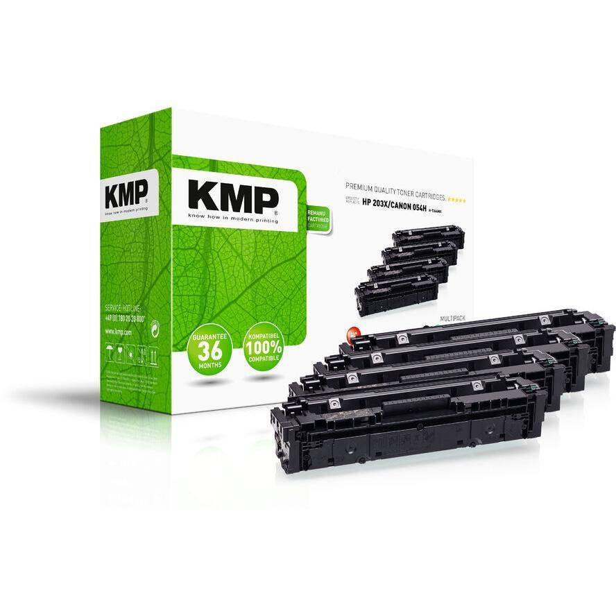 KMP Toner HP HP203X CF540X Multipack H-T246MX remanufactured Multimedia-Technik HP