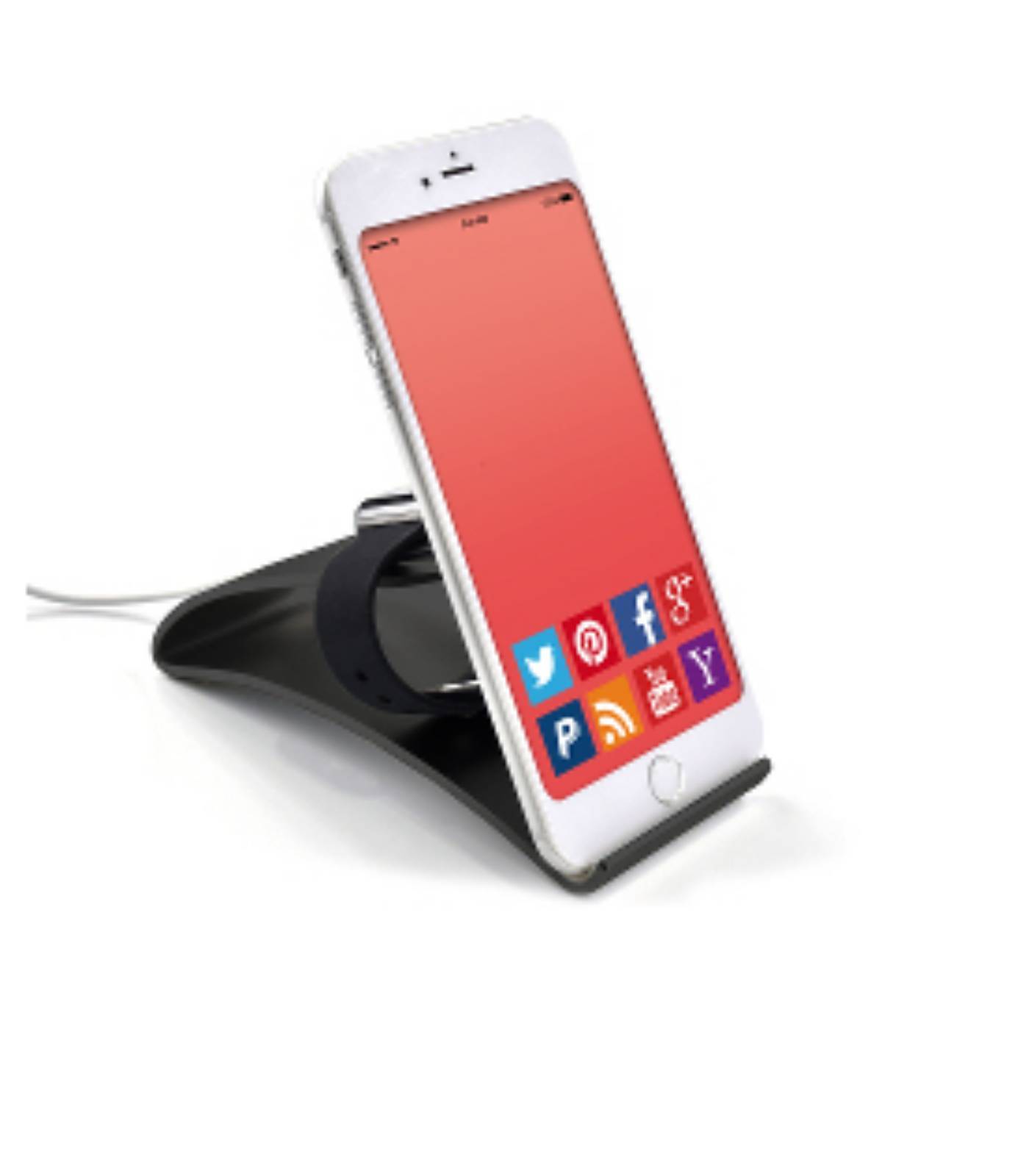 TERRATEC Tabletständer iTAB Duo schwarz Aluminium Multimedia-Technik Tablet Zubehör