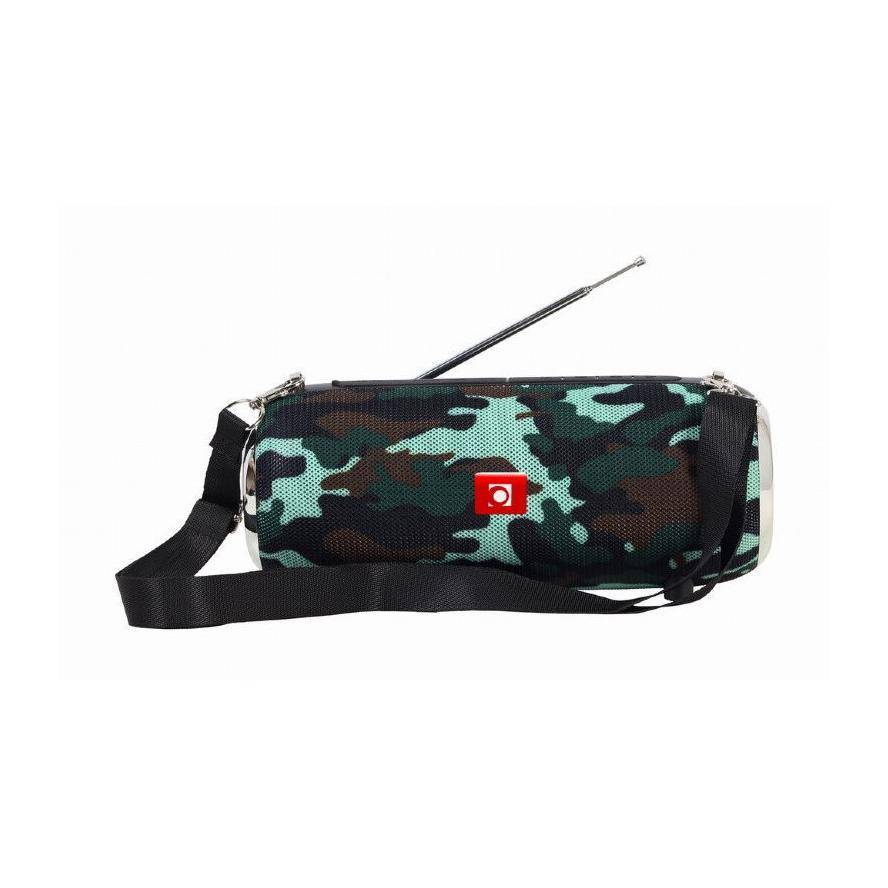 gembird Tragbare Bluetooth-Lautsprecher mit Antenne camo Multimedia-Technik Aktivboxen Mobil