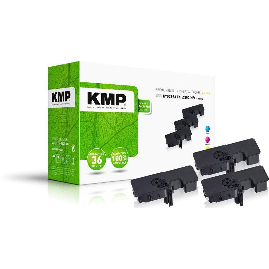 KMP Toner Kyocera TK5230C/M/Y Multipack K-T83CMYX remanufactured Multimedia-Technik