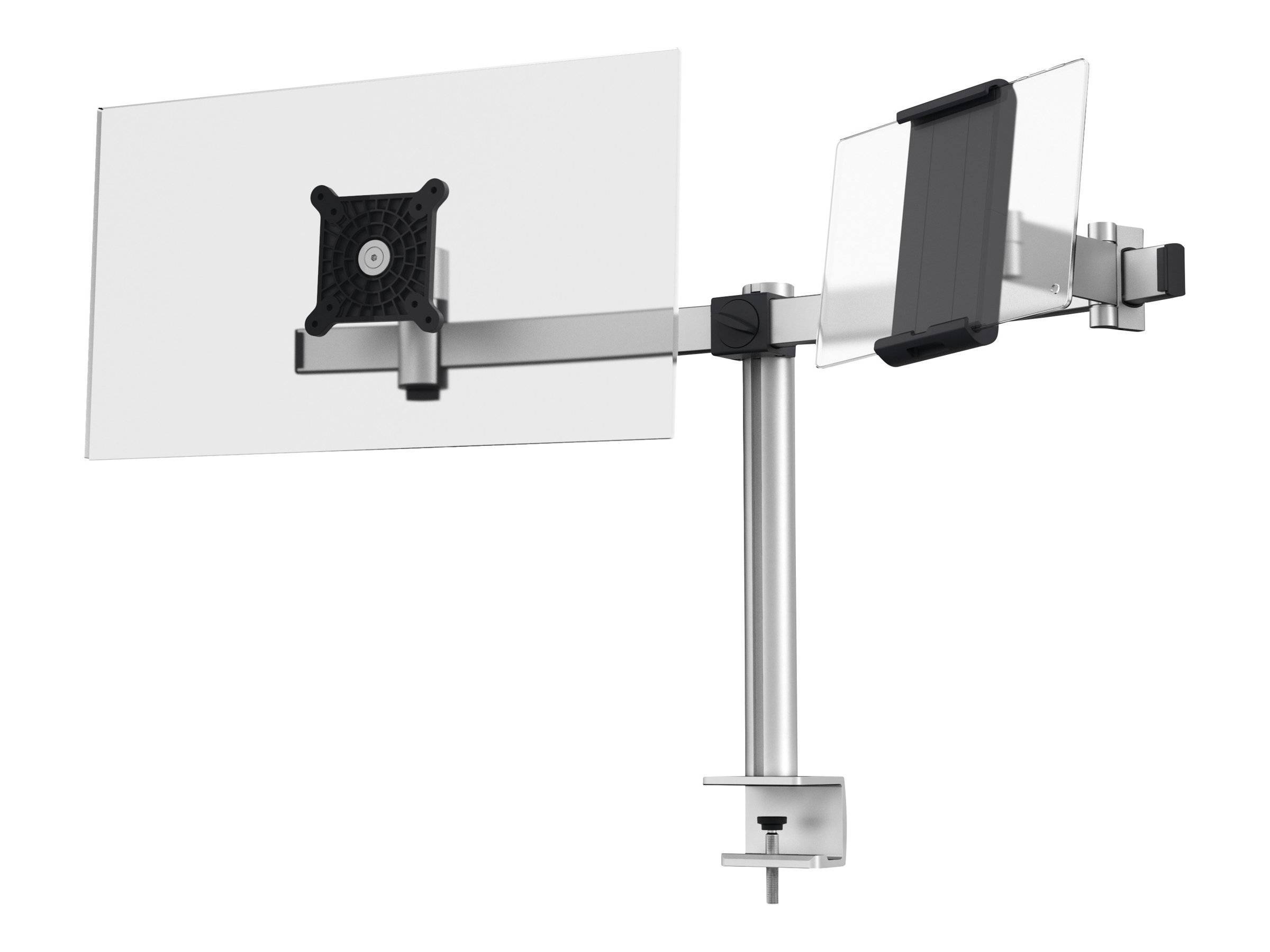 DURABLE Monitorhalterung PRO 1Mon. 1Tablet Tischklemme Silb. Multimedia-Technik Halterungen