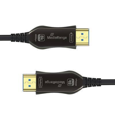MediaRange HDMI U High Speed Ethernet Kabel AOC 48Gibt/s 10m Multimedia-Technik HDMI-Kabel