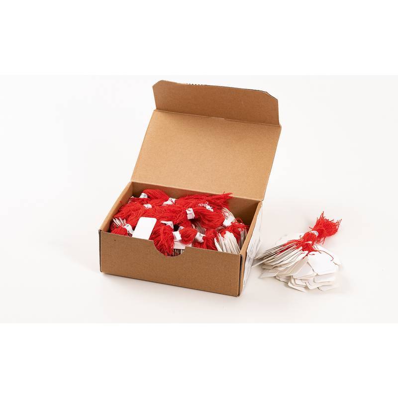 HERMA Hängeetiketten 25x38 mm mit Faden rot 1000 St. Multimedia-Technik Etiketten