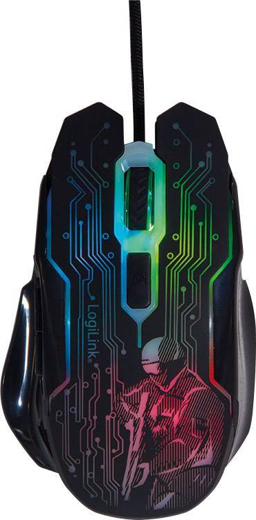 Logilink Gaming Maus, USB, 6-button, 2400dpi Eingabe / Ausgabe Mäuse & Tastaturen