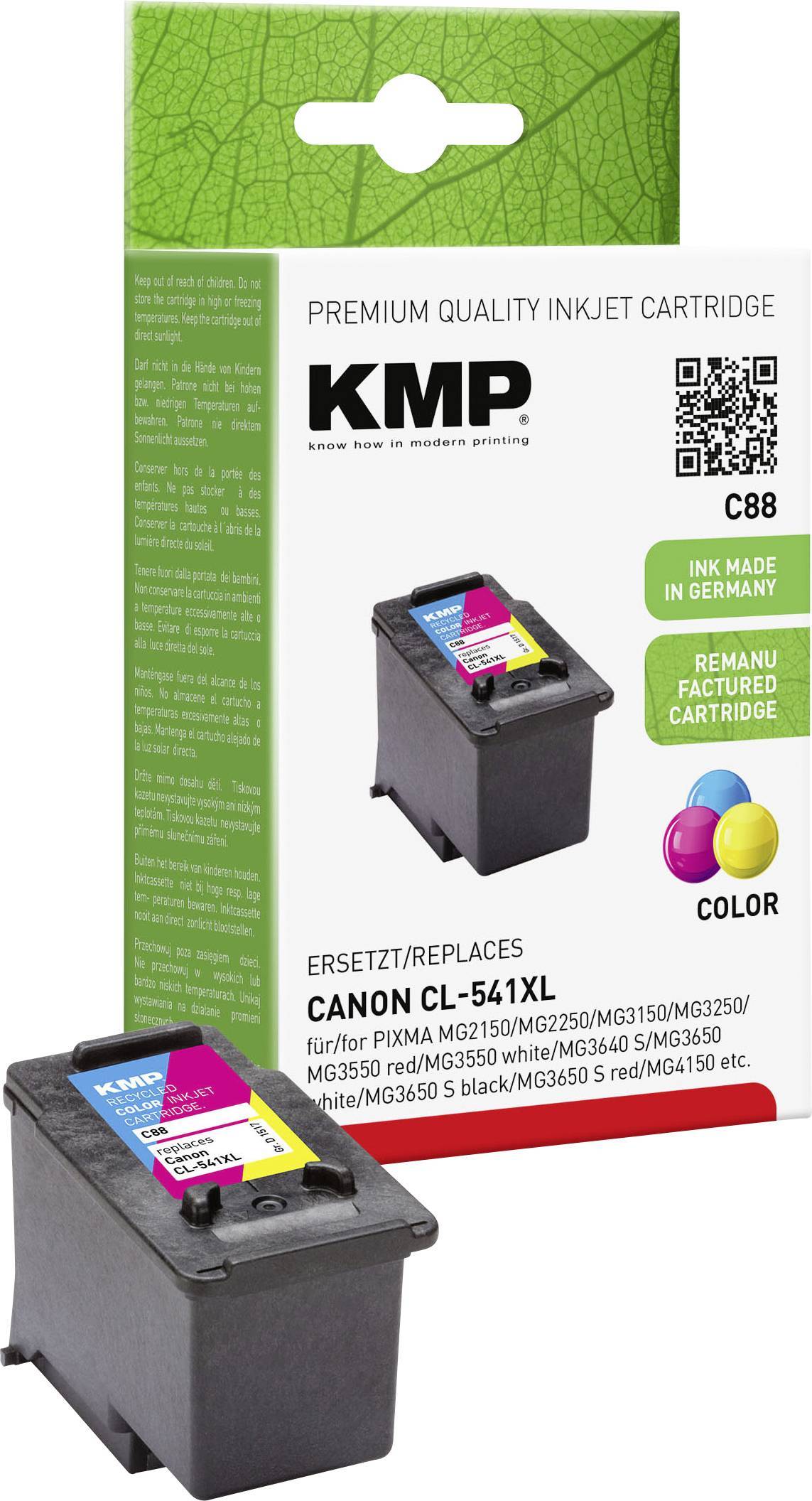 KMP Patrone Canon CL-541XL color 400 S. C88 refilled Multimedia-Technik Patronen
