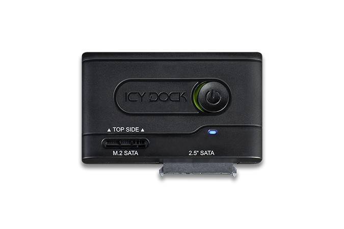 Adapter IcyDock 1x M.2 SATA or 2.5 SSD to USB 3.2 Gen1 Multimedia-Technik