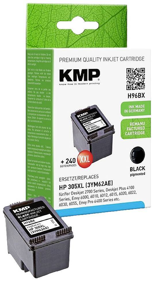 KMP Patrone HP 3YM62AE Nr.305XL black 480 Seiten 10ml H96BX remanufactured Multimedia-Technik HP