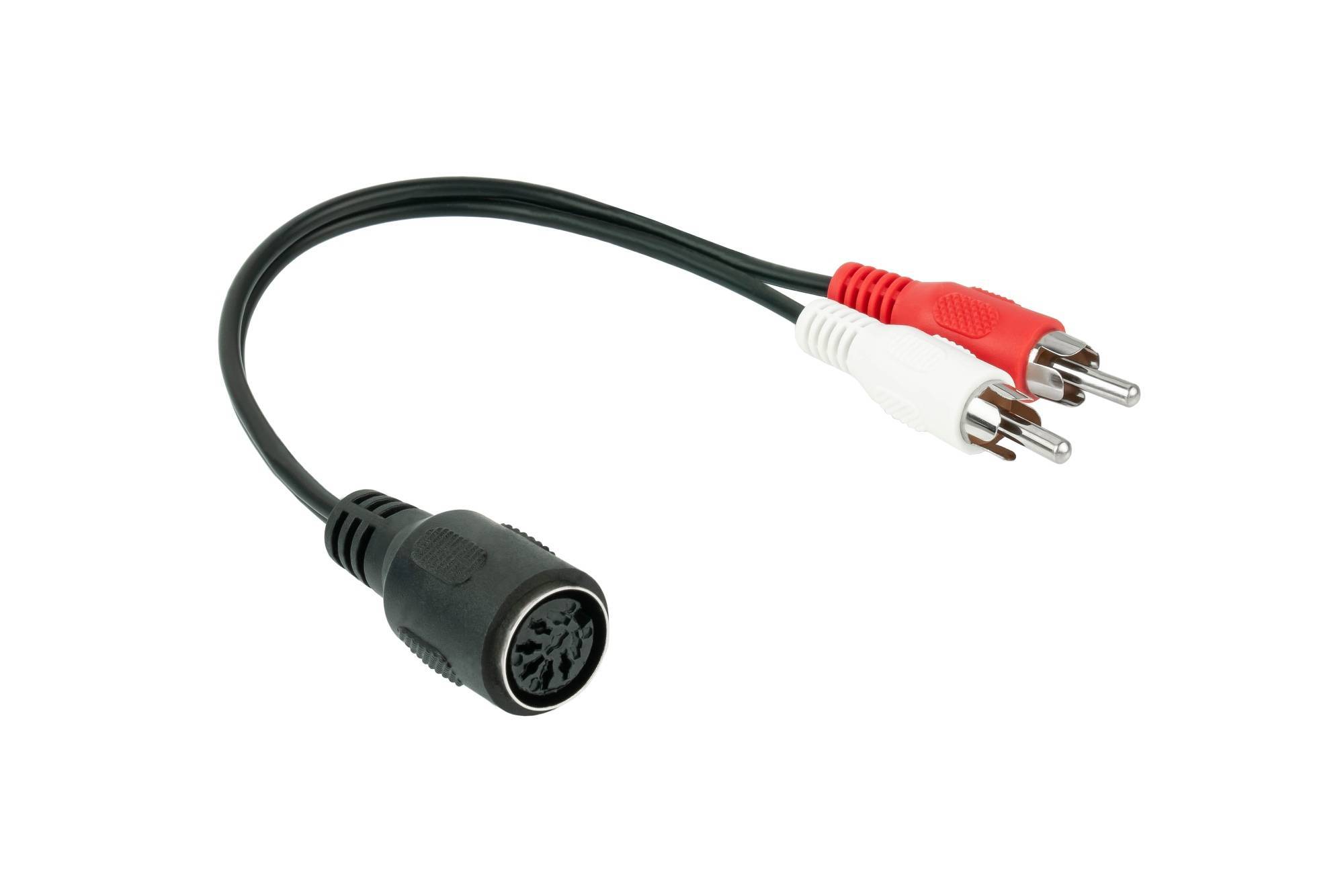 Good Connections Audio Adapter Cinch St.-5-pol DIN Bu. Multimedia-Technik Audiokabel