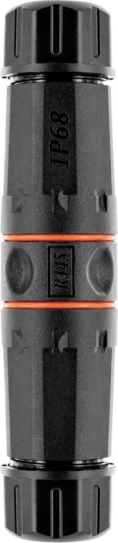 Schwaiger CAT6A Netzwerkverbinde Outdoor 2x RJ45 Buchse Multimedia-Technik Cat6 Kabel