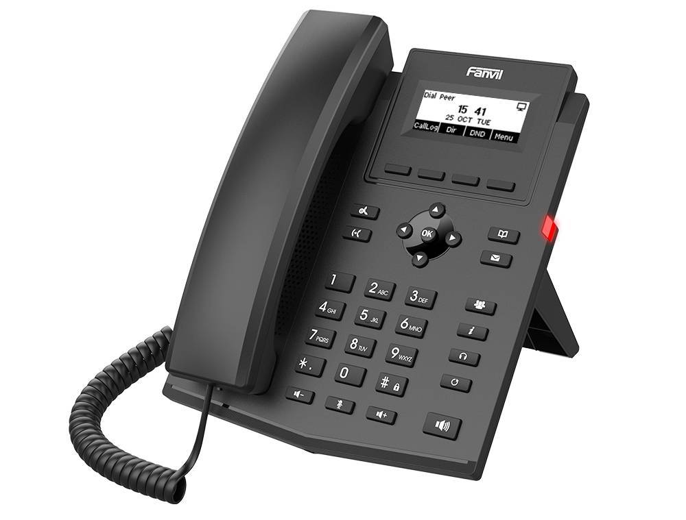 Fanvil IP Telefon X301W schwarz Multimedia-Technik Telefone