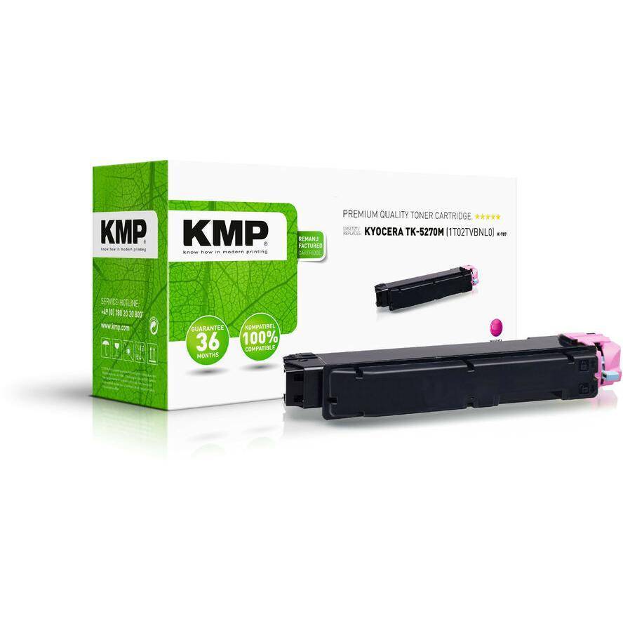 KMP Toner Kyocera TK-5270M/TK5270M magenta 6000 S. K-T87 remanufactured Multimedia-Technik