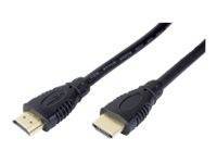Equip HDMI HS Ethernet 1.4 10.2Gbps 4K/30Hz 10.00m schwarz Polybeutel Multimedia-Technik HDMI-Kabel