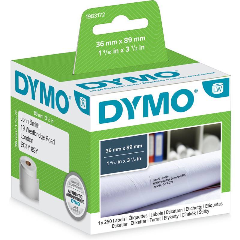DYMO LW-Adressetiketten 36x 89mm 260St/Rolle Multimedia-Technik Etiketten