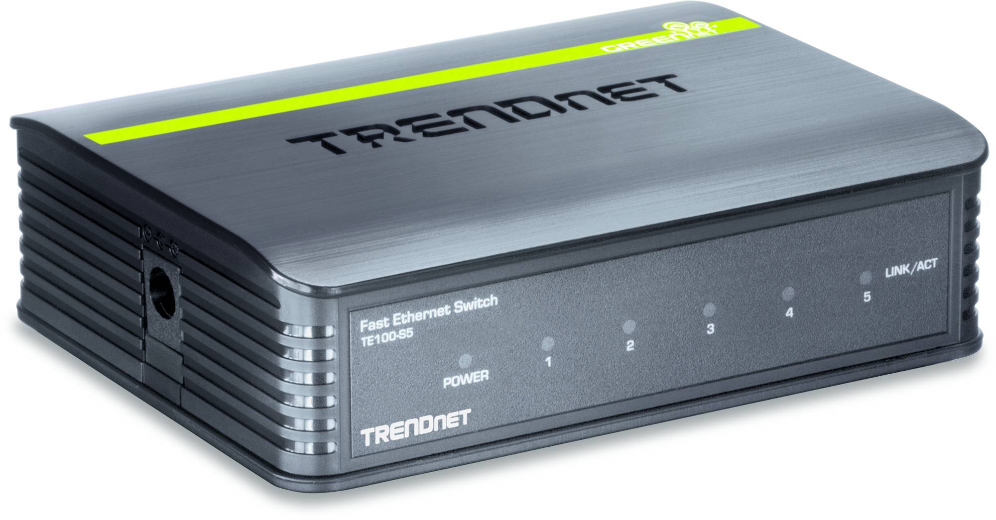 TRENDnet Switch 5 Port 10/100 Desktop Metall Multimedia-Technik Switche