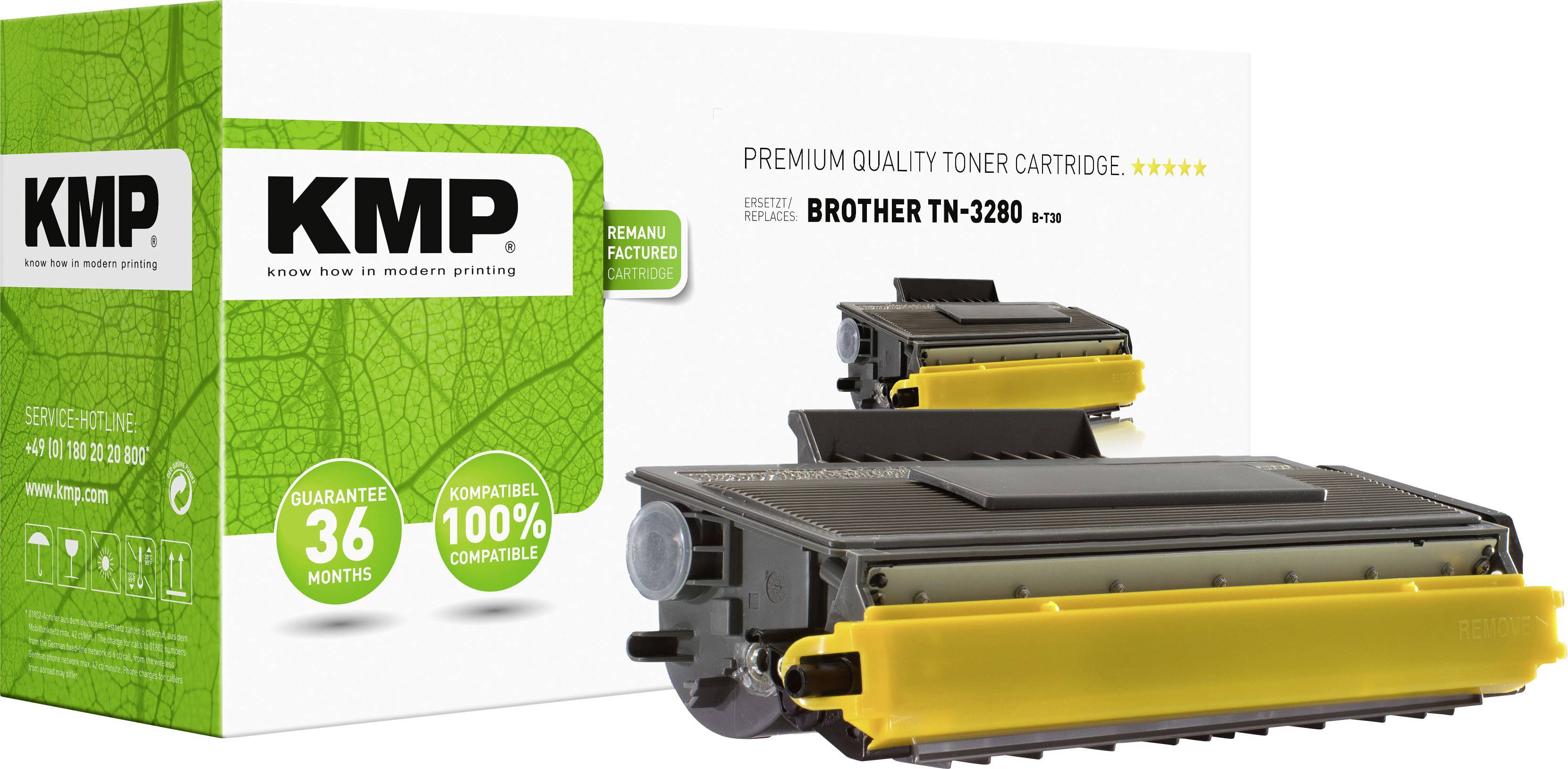 KMP Toner Brother TN-3280/TN3280 black 8000 S. B-T30 remanufactured Multimedia-Technik