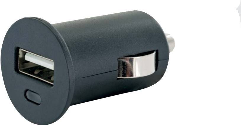 Schwaiger Ladegerät 12V 1x USB 2.4A Schwarz Multimedia-Technik