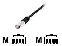 Equip Patchkabel Cat6 S/FTP 2xRJ45 7.50m schwarz LSZH Polybeutel Kabel RJ45 Cat.6