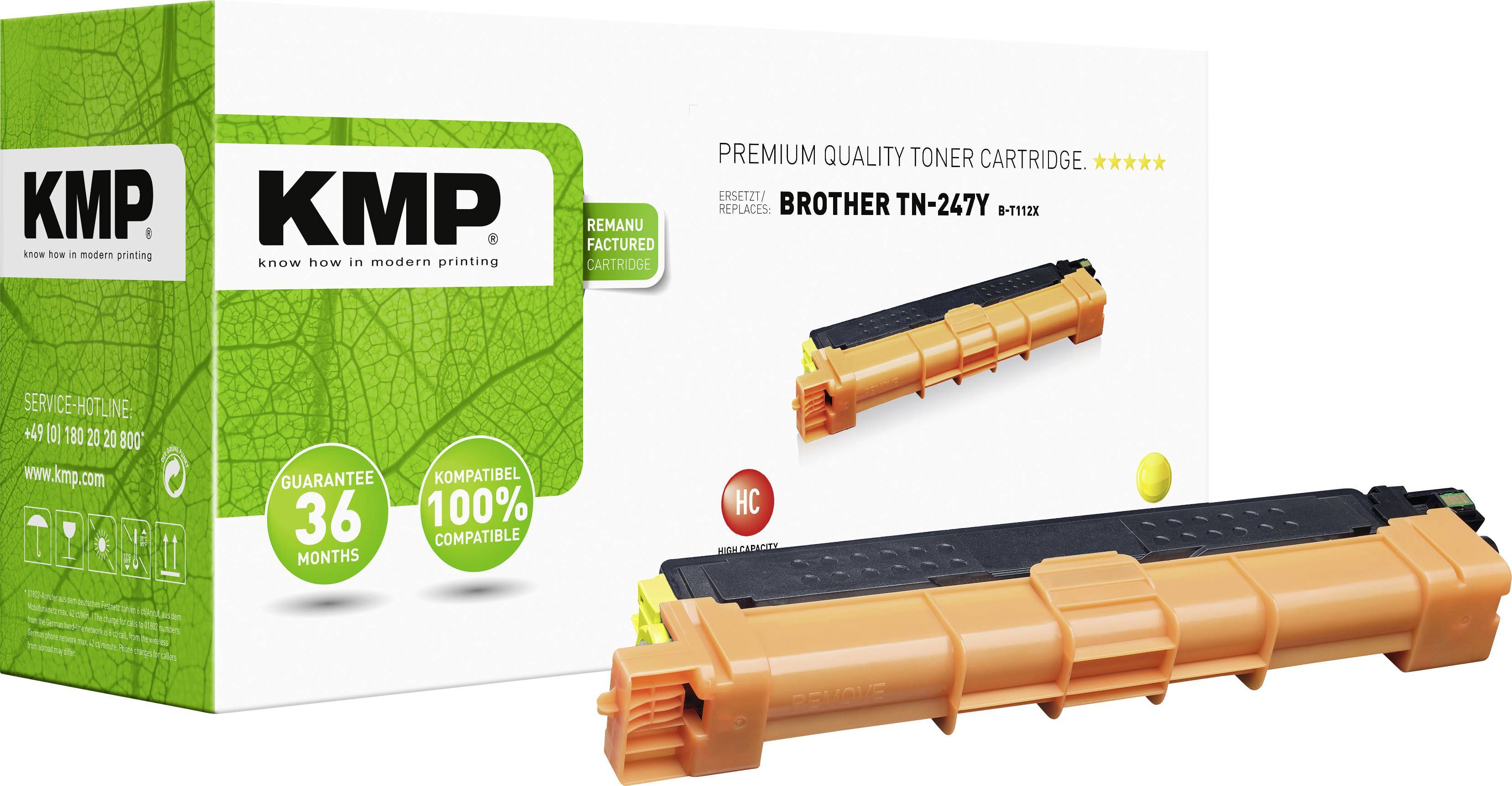 KMP Toner Brother TN-247Y yellow 2.300 S. B-T112X remanufactured Multimedia-Technik