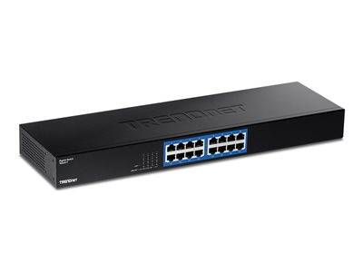 TRENDnet Switch 16 Port Gbit 19 Metall Multimedia-Technik Switche