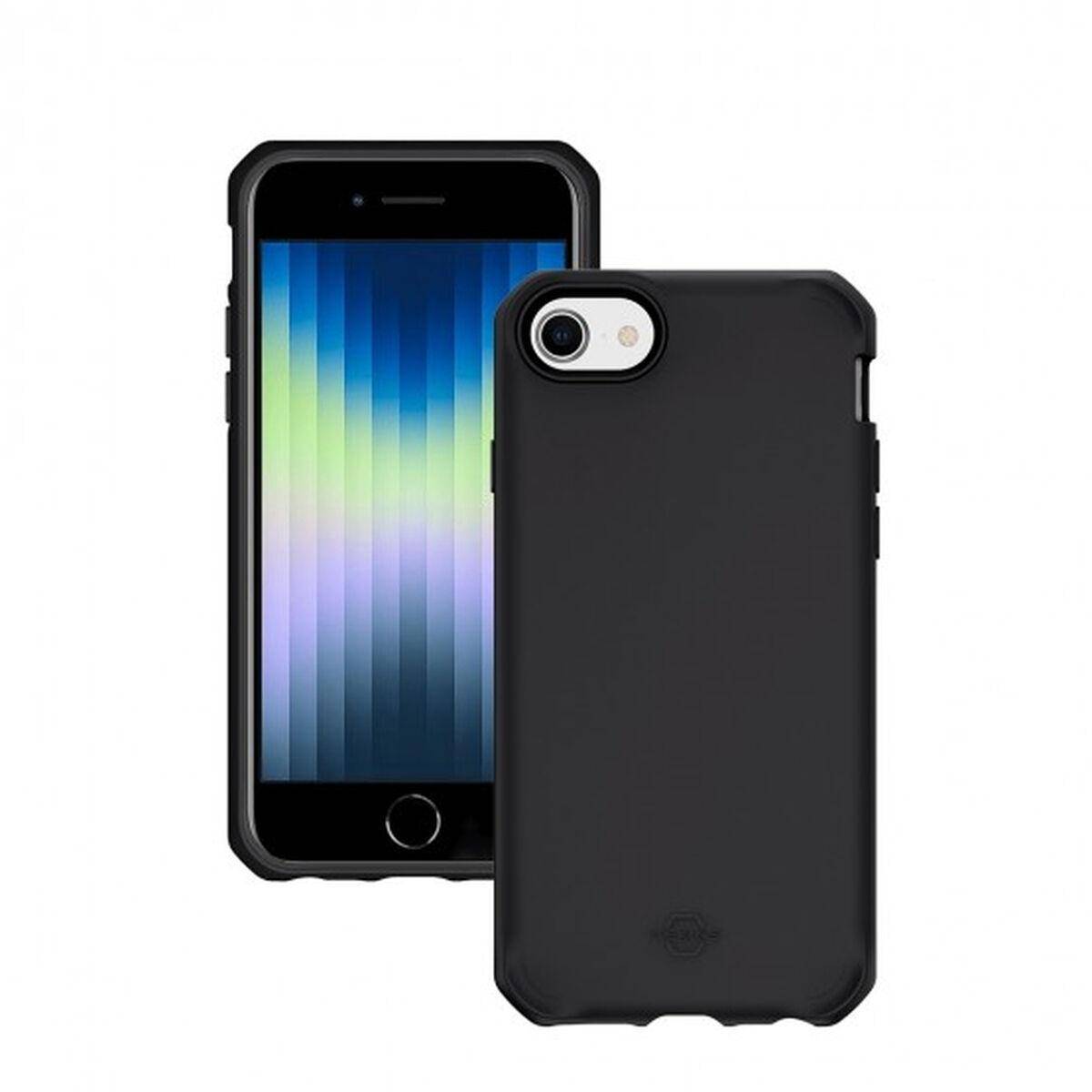 Mobilis SPECTRUM Case solid black mat-iPhone SE/Soft bag Multimedia-Technik Apple Zubehör