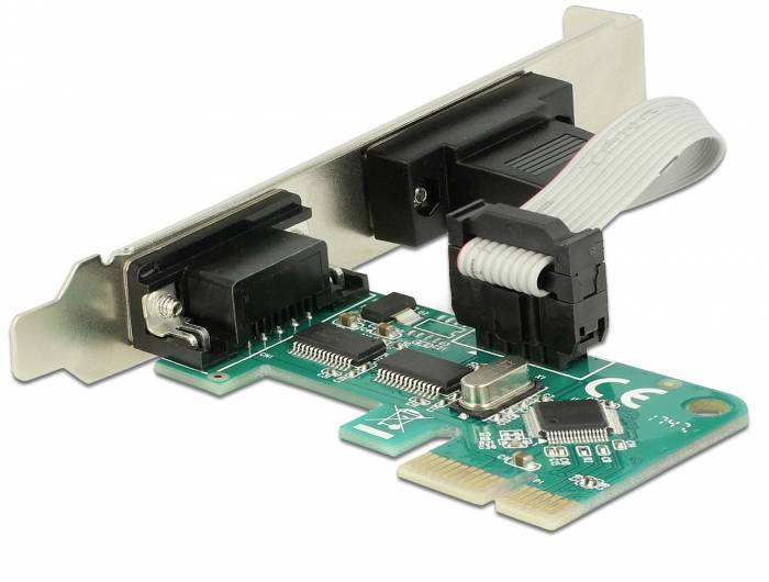 DELOCK PCI Express Card > 2x Seriell RS232 Multimedia-Technik PCI Karten
